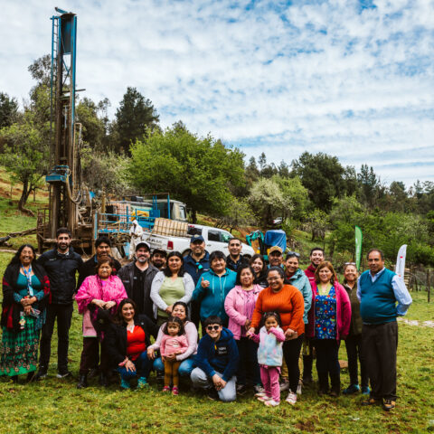 Comunidad reunida en una actividad en Biobío